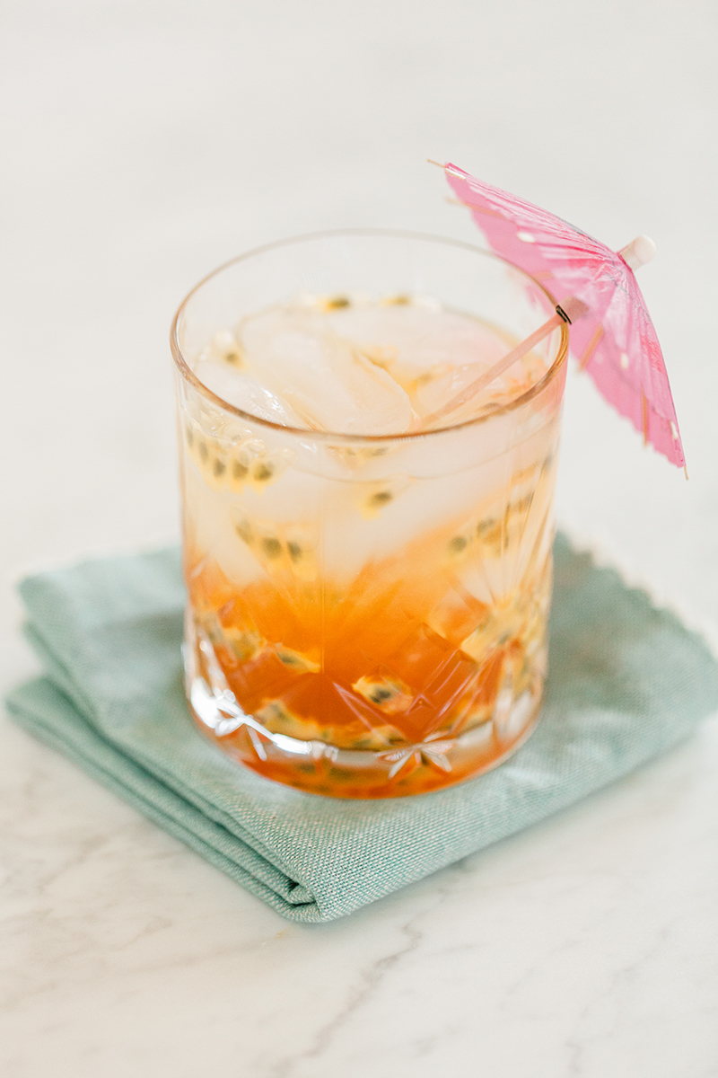 Passion Fruit Cocktail, Summer Cocktails, Libations, Food Blogger, Sun and Salt Wellness