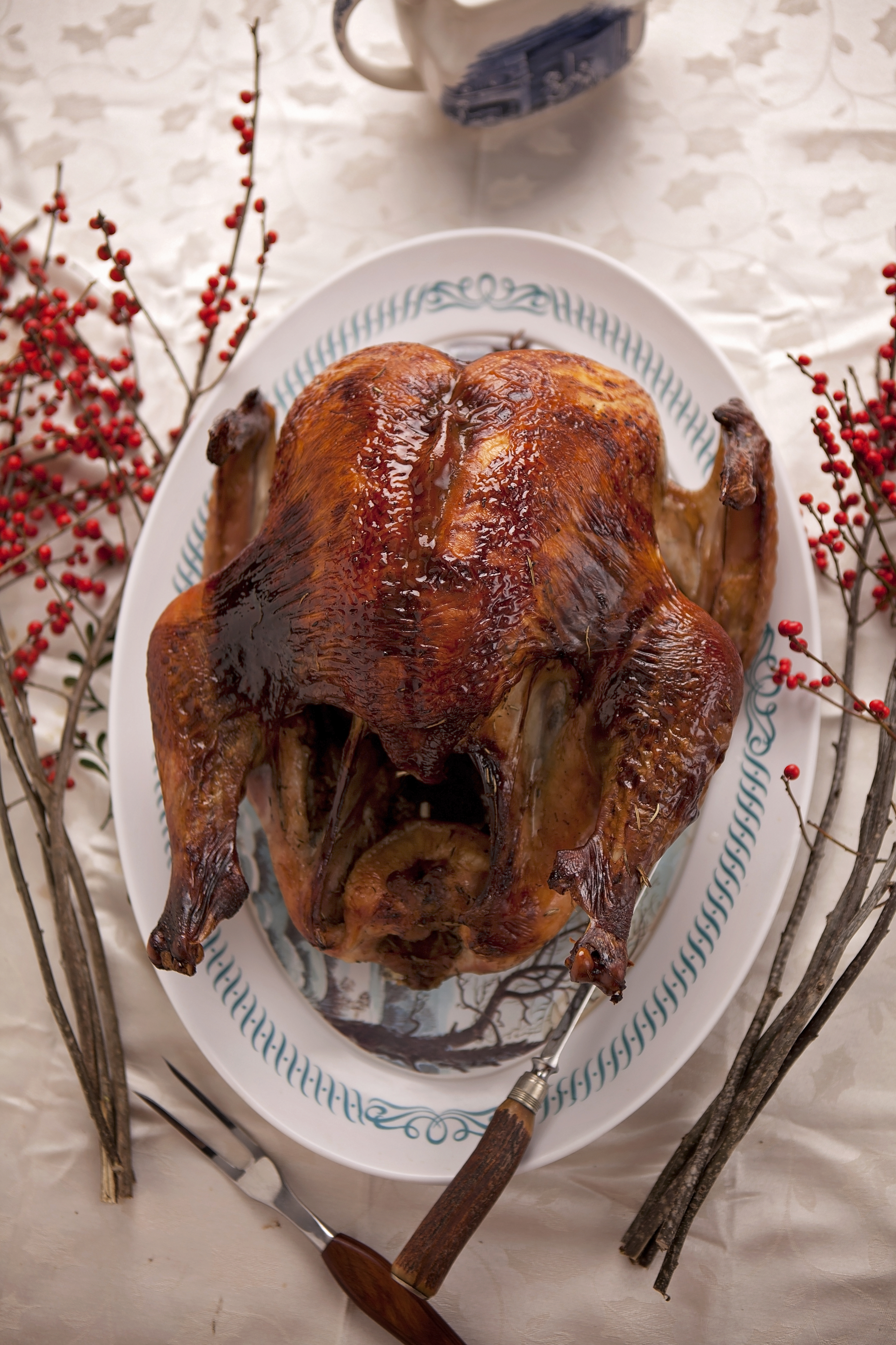 Cider Bourbon Glazed Turkey with Shallot Dressing, Holiday Food, Turkey, Comfort Food, Food Blogger, Sun and Salt Wellness