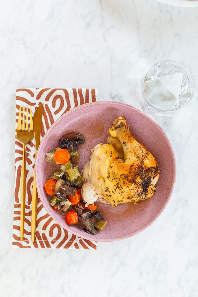 Spatchcock Roasted Chicken with Vegetables, family dinner, clean eating, weeknight dinner, food blogger, Sun and Salt Wellness