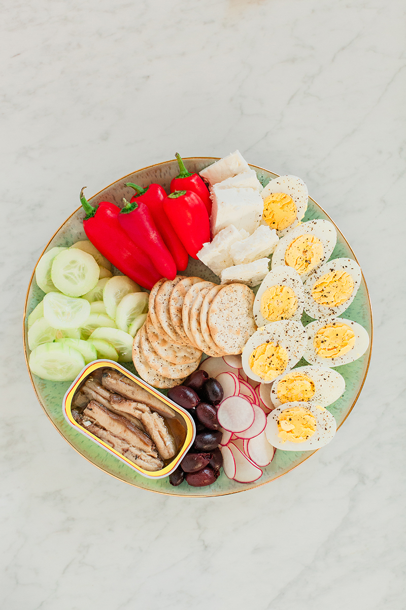 Mediterranean Platter, Protein, Fiber, Clean Eating, Food Blogger, Sun and Salt Wellness