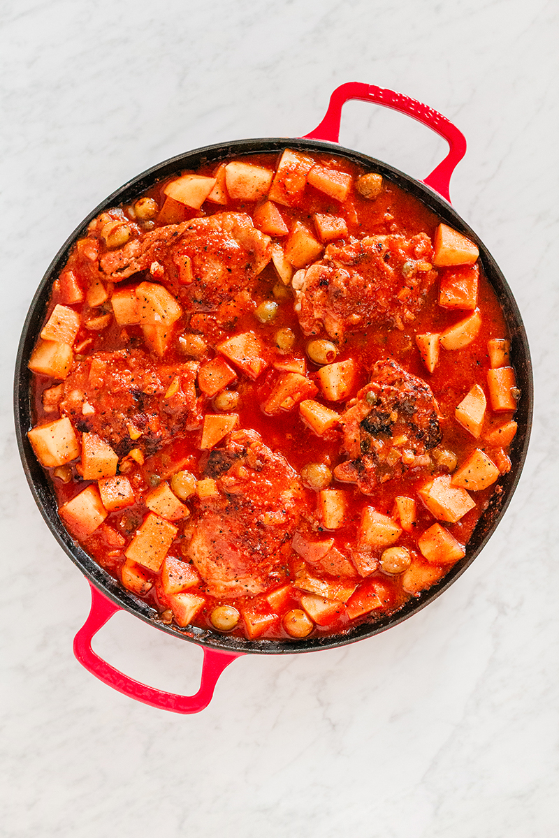 Fricase de Pollo, Cuban Cuisine, Cuban Cooking, Comfort Food, Chicken Dinner, Food Blogger, Sun and Salt Wellness