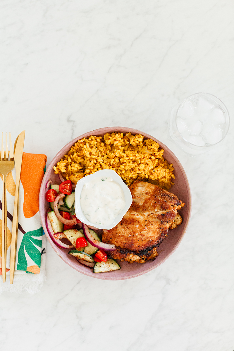 Chicken Shawarma Bowls, Clean Eating, Chicken Dinner, Weeknight Dinner, Food Blogger, Sun and Salt Wellness