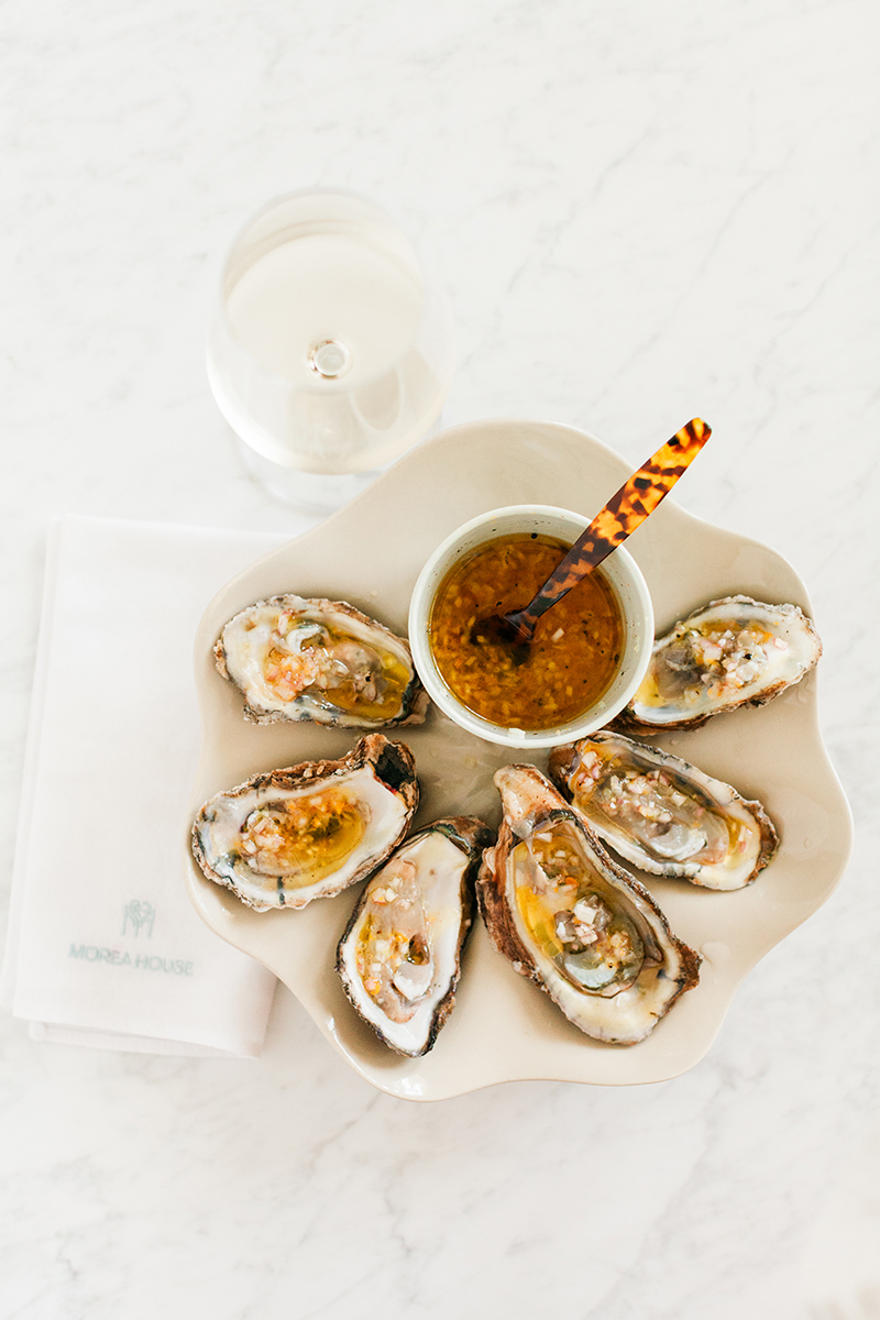 Oyster with Ancho Chili Mignonette, Oysters, Seafood, Appetizer, Summer Food, Food Blogger, Sun and Salt Wellness